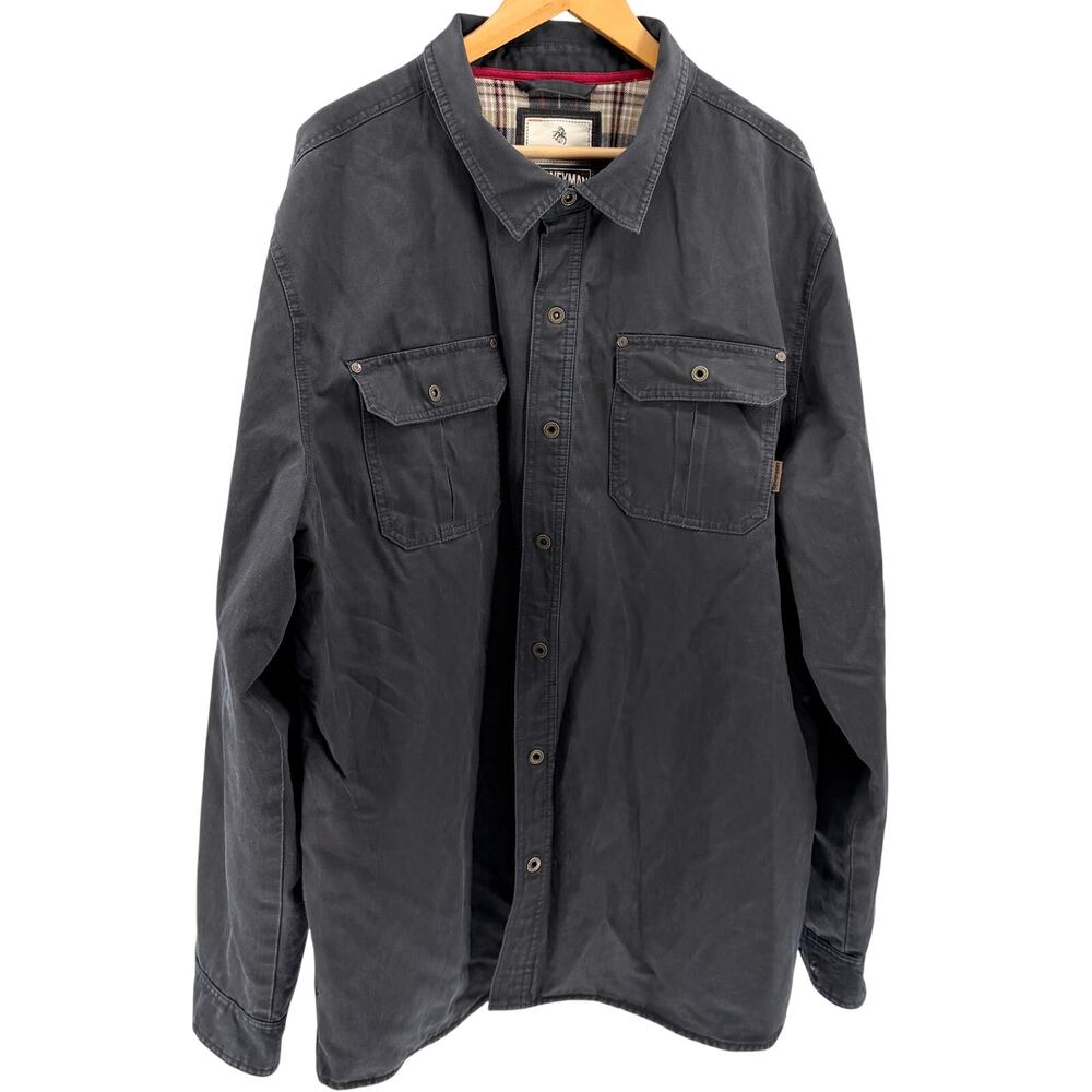 Legendary Whitetails Navy Blue Journeyman Flannel Lined Chore Jacket